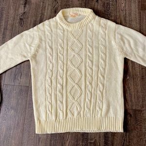 Vintage CableKnit Fisherman’s Sweater